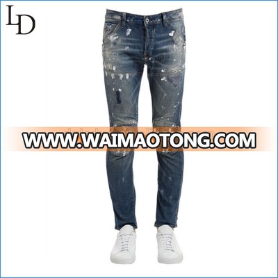 ripped boys jeans washed new fashion denim pants wholesale jeans