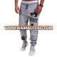 Mens Joggers Pants Style Tech Fleece Skinny Joggers In Grey